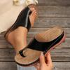 Emuhein Outerwear Cover Toe Cool Slippers Women's Casual Beach Slippers Large Size