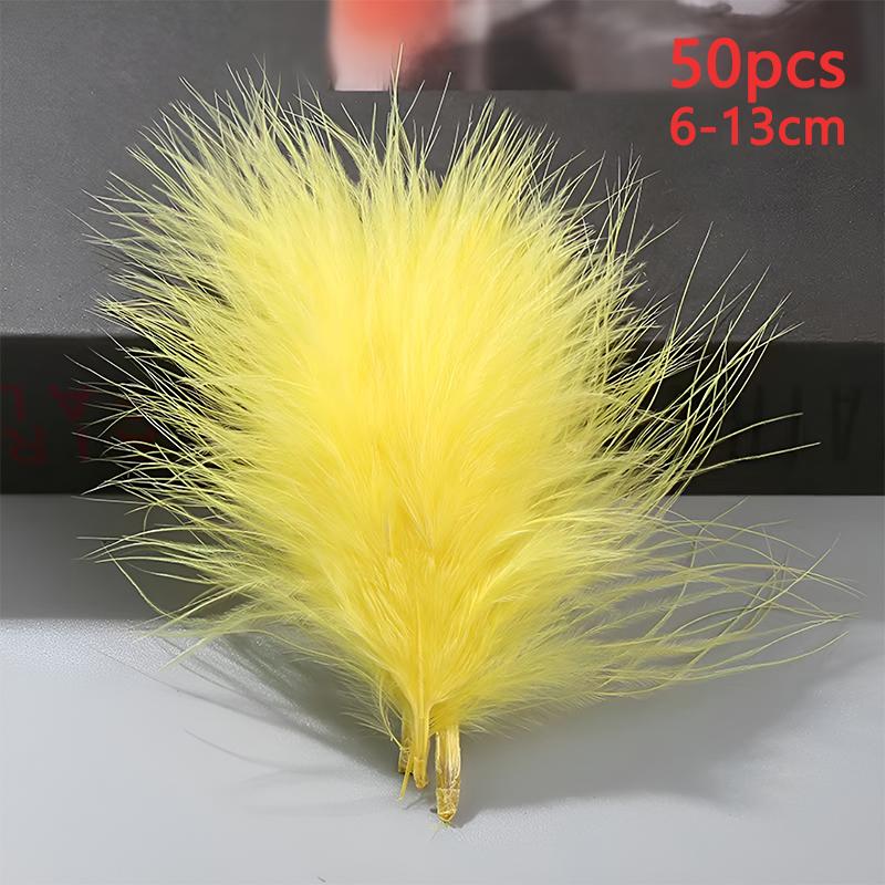 6-13cm Turkey Feathers 50pcs Decoration Small Big Long For Crafts Clothing Dreamcatcher Making Carnival Pluma Chicken Mix Colors