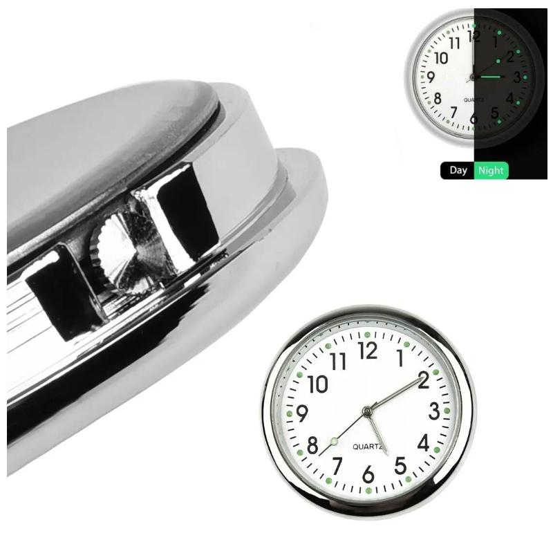 Car Clock Any Sticker One Key Start Electronic Quartz Clock Sticky Waterproof High Precision Electronic Watch Car Accessories