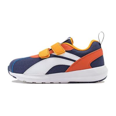 Li Ning Kids Sports Lifestyle Series Little Agan Sports Trend Low Top Casual Shoes Kids Casual Shoes Blue White Orange YKAP148-97