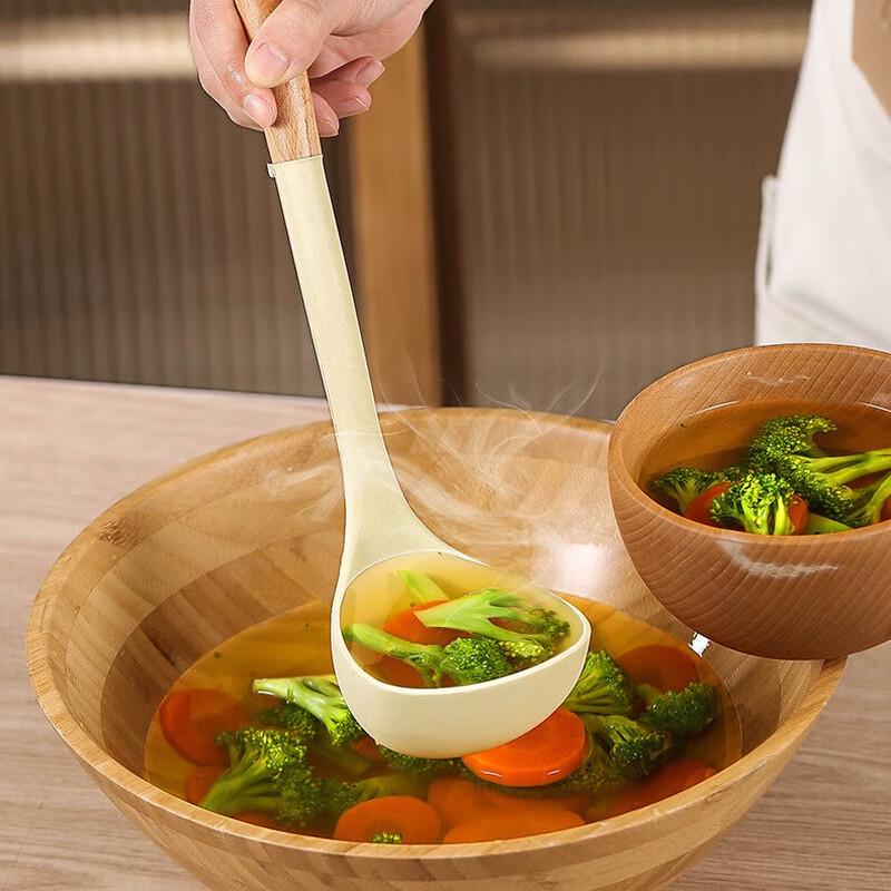 BeiYou Beech Handle Silicone Spatula Set