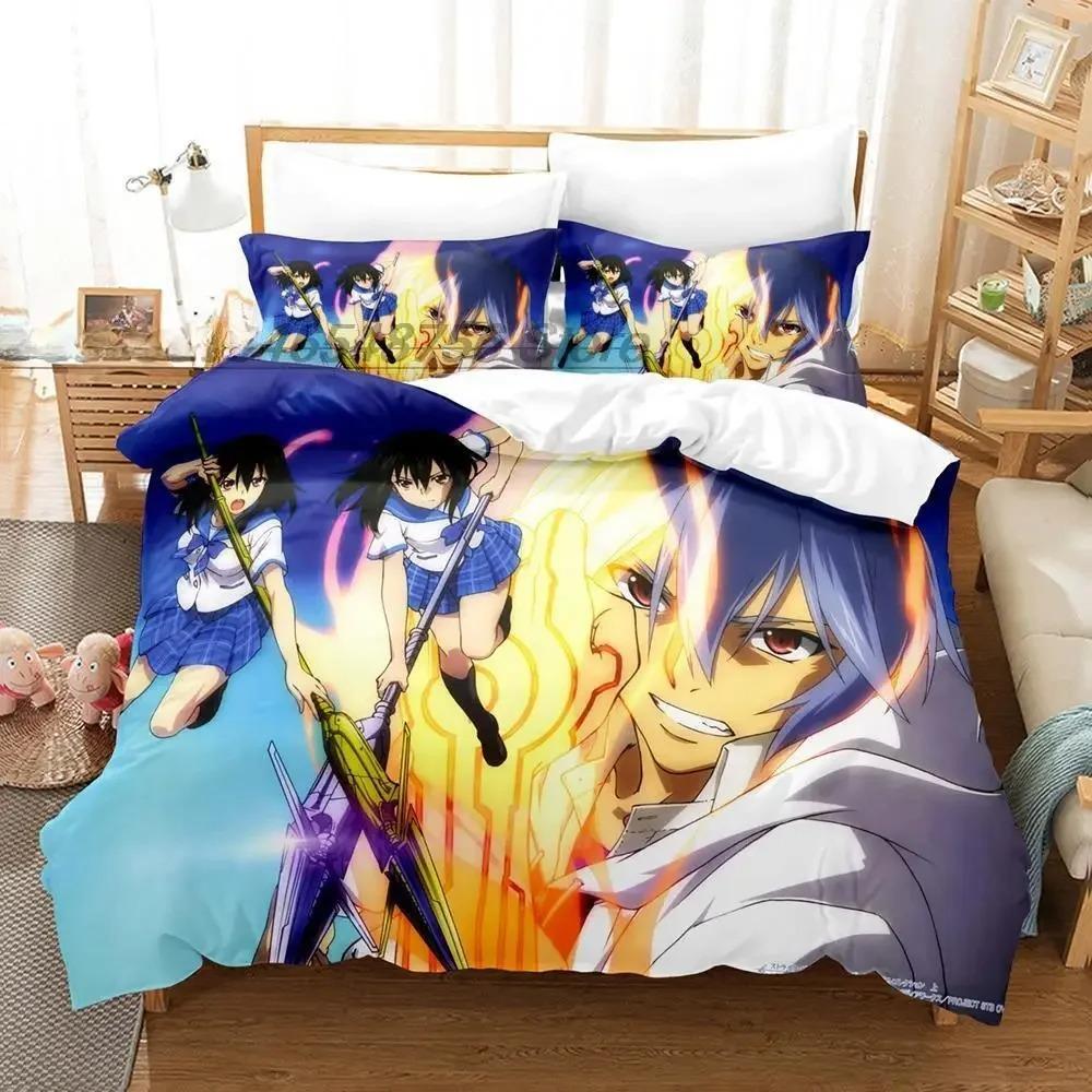 3D Printed Anime STRIKE THE BLOOD Bedding Sets Exquisite Bed Supplies Set Duvet Cover Bed Comforter Set Luxury Birthday Gift