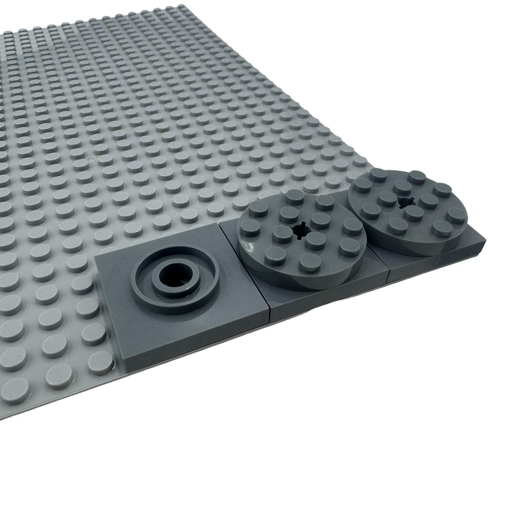 15 Pezzi Base Rotante 4x4 Compatibile Particelle Piccole 61485 87081 60474 Pezzi per Costruzioni Giocattolo Educativo Creativo per Bambini