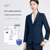 Navy Blue Women's Business Casual Suit Set for Professionals