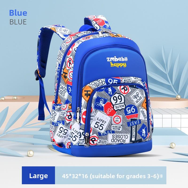 Large Capacity Lightweight Backpack Waterproof Durable Travel School Bag for Kids Boys Girls Grade 1-6 Cartoon Cute Design