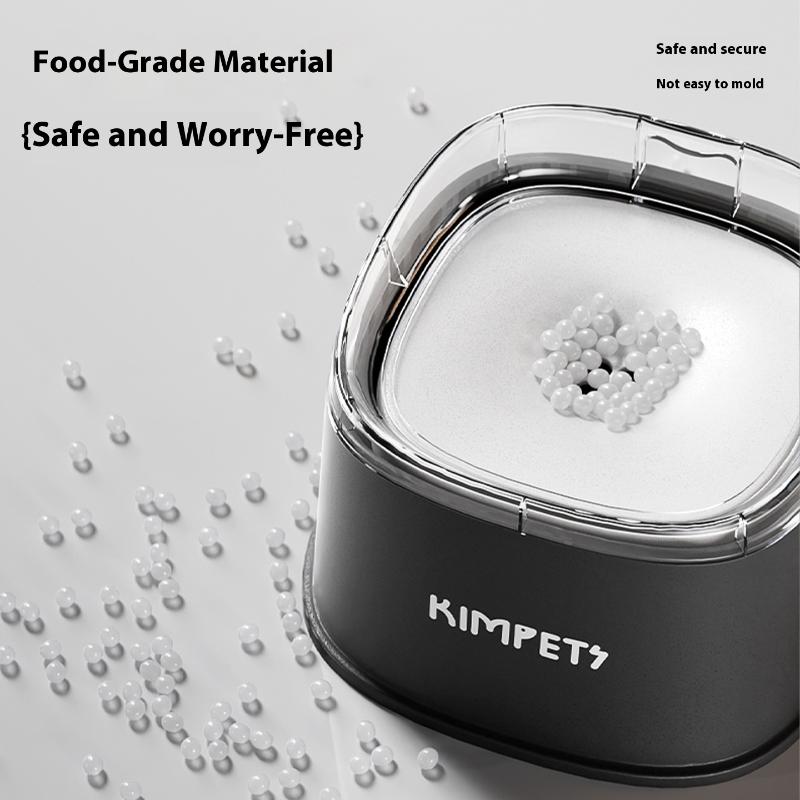 Pet Non Wetting Mouth Dustproof Suspended Slow Drinking Water Bowl 2000Ml Large Capacity Pet Puppy Kitten Drinking Dispenser