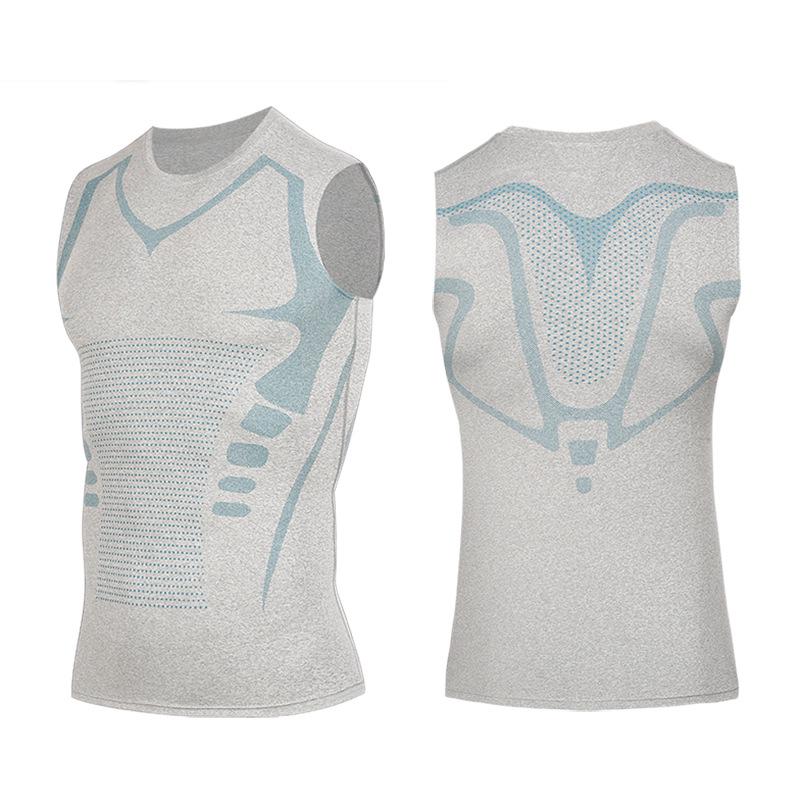Men s Quick-Dry Sleeveless Compression Vest for Fitness and Basketball Training XL