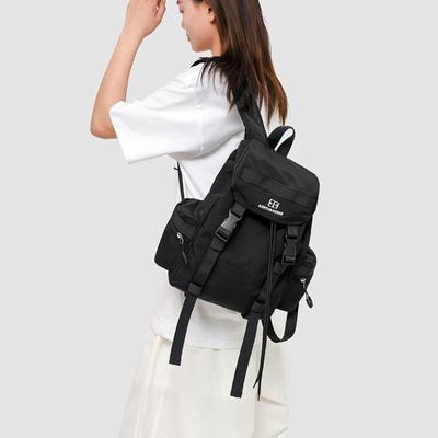 Wind New Casual Washed Cloth Large Capacity Backpack Travel University High School Backpack