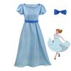 Peter Pan & Wendy Cosplay Full Set Costume, Stage Performance Long Dress Outfit