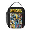 Unbesiegbar TV-Serie Mark Isolierte Lunchtasche für Damen Kinder Tragbar Lebensmittelboxen Thermische Lunchbox Tragetasche