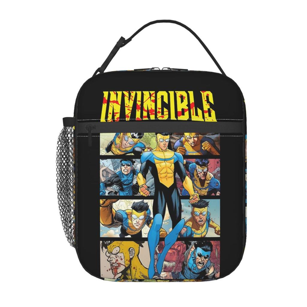 Unbesiegbar TV-Serie Mark Isolierte Lunchtasche für Damen Kinder Tragbar Lebensmittelboxen Thermische Lunchbox Tragetasche
