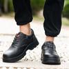 Labor Insurance Shoes Men's Breathable Anti-smash and Anti-stab First Layer Cowhide High Temperature Special Outsole Work Shoes