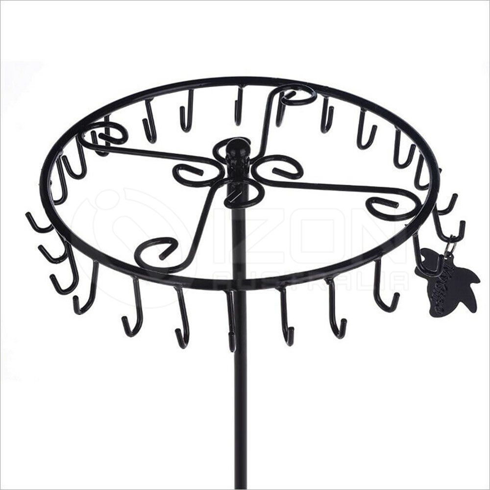 Rack Girls Women 23 Hooks Display Stand Jewelry Storage Rack Desktop Organizer Home Decoration