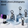 Mobile Phone Holder Phone Tripod Stand Magnetic Travel Phone Holder Clip for Backpack 5-in-1 Foldable Stand for Vlogging Live