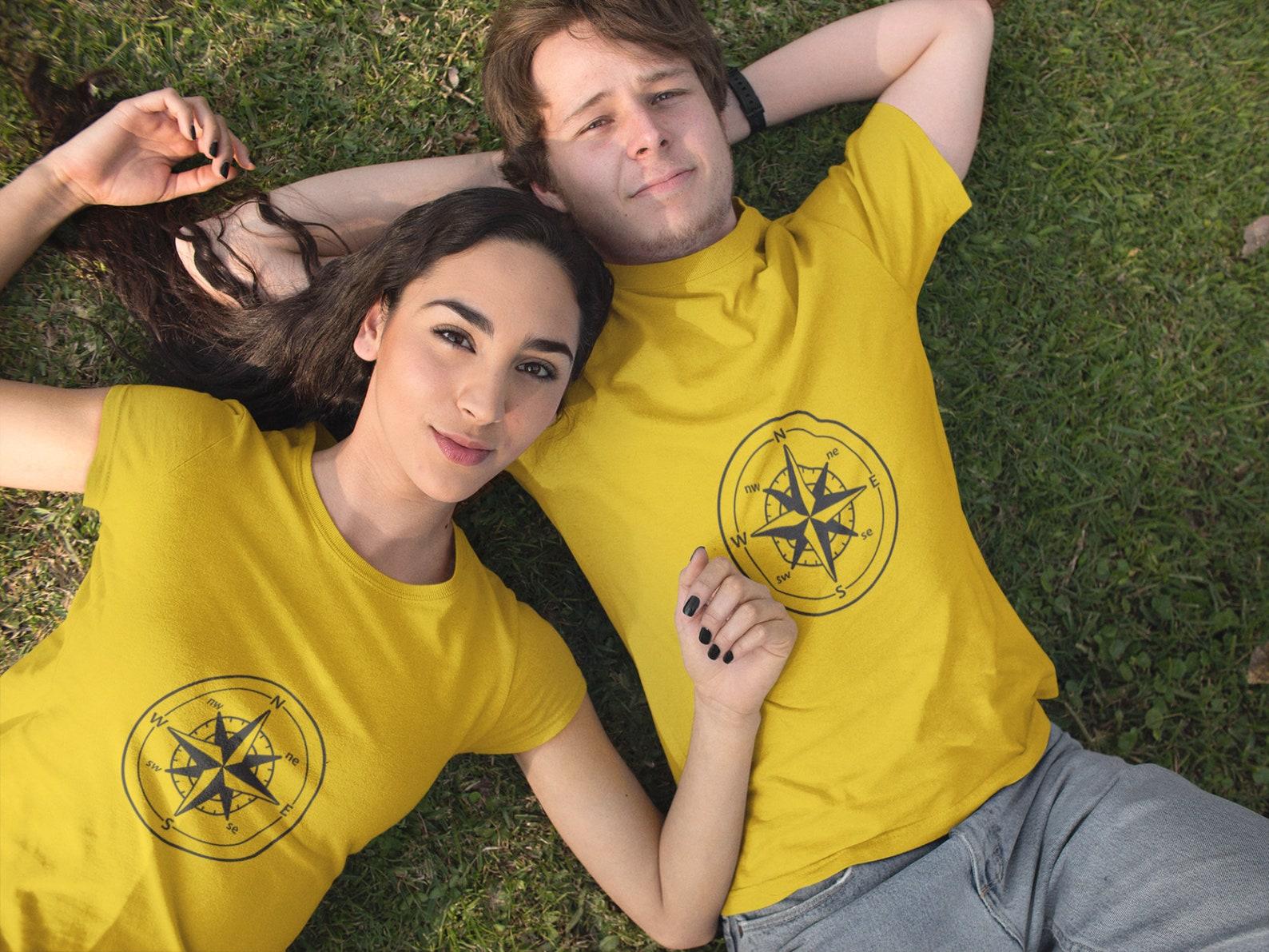 Compass Graphic T-Shirt: Unisex Adventure Tee M