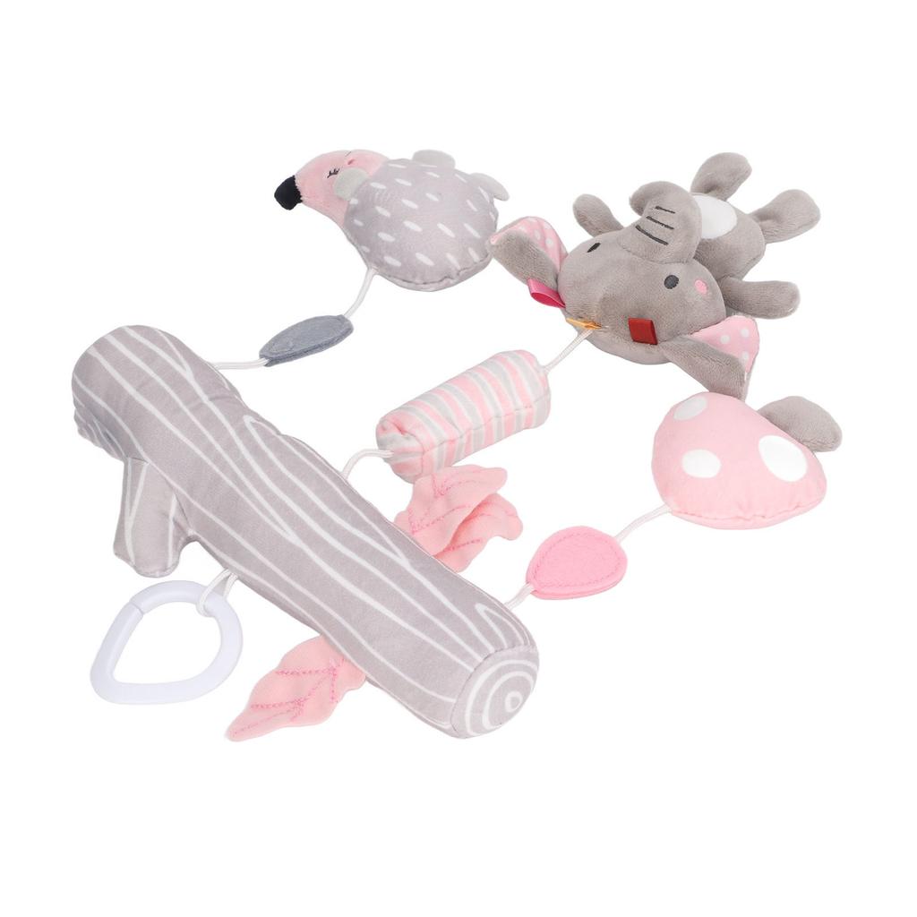 Baby Mobile Sensory Toy Soft Plush Learning Development Interactive Sound Hanging Crib Toy Type 2
