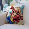 Classic Anime OONE PPIECE Office Cushion Pillowcase Car Cushion CoverXCM Lumbar Pillowcase Sofa Pillowcover