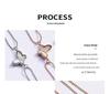 18K Gold Plated Butterfly Anklet for Women – Stainless Steel & Titanium Foot Jewelry S103