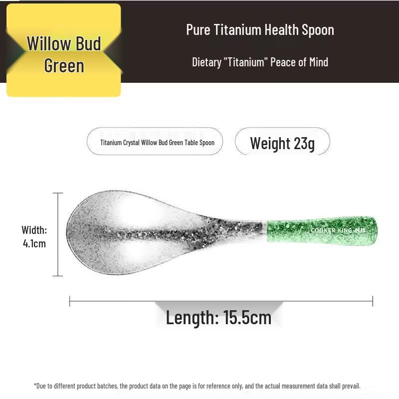 COOKER KING 100% Pure Titanium Spoon