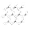Frcolor Laundry Clips, Clothespins, Hangers, Clothes Drying Racks, Windproof, Stainless Steel, Multipurpose, Spring Bent Clamps, Clothes Drying Racks,