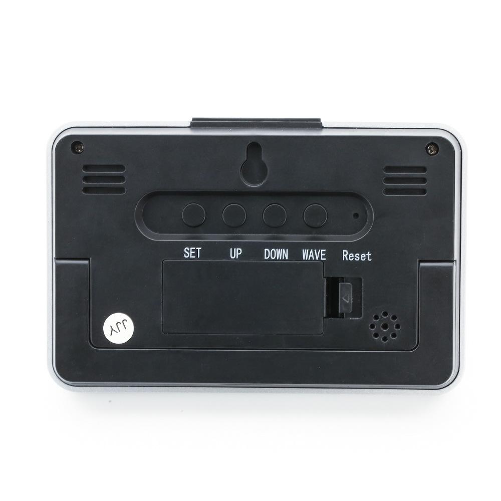 Automatic Calibration Intelligent Electronic Backlight Night Light Clock Snooze Alarm Clock Temperature and Humidity Perpetual Calendar