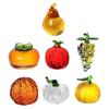 Glas Obstfigur Obstverzierung Briefbeschwerer Niedliche Handarbeiten Miniatur Kristallstatue für Schreibtisch Auto Haus Büro Dekoration