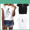 Stylish Heart Print T-shirt For Women Featuring Soft Comfortable Fabric And Casual Design