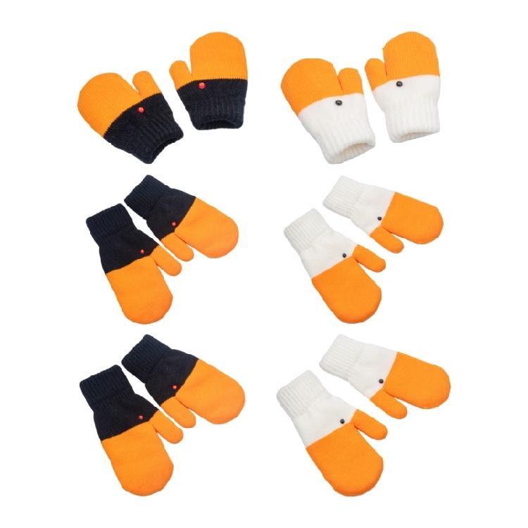 Thickened Winter Mittens All Hand Protection Knit Gloves Geese Design Gloves Handwear All Age Outdoor Activity Essential