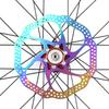 160mm/180mm Stainless Steels Disc Brake Rotor with Screws Bicycles Disc Brake Rotor for Road Bike, Mountain Bike