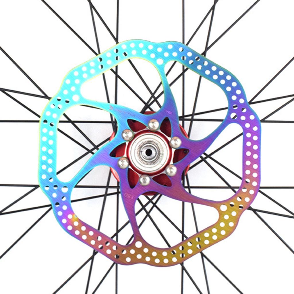 160mm/180mm Stainless Steels Disc Brake Rotor with Screws Bicycles Disc Brake Rotor for Road Bike, Mountain Bike