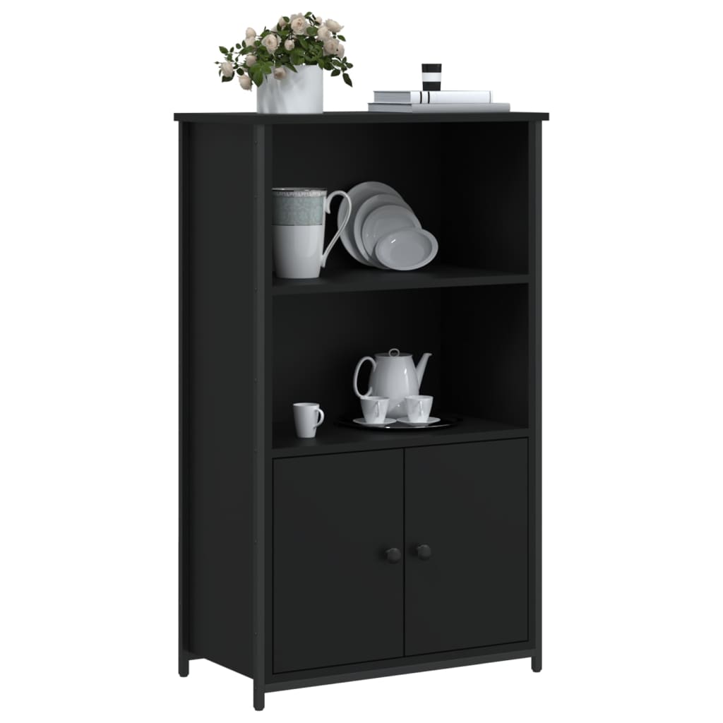 Highboard Black 62 x 32 x 103.5 cm Particleboard