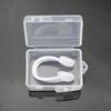 1Pc Swimming Nose Clip with Storage Case Silicone Waterproof Swim Training Protector
