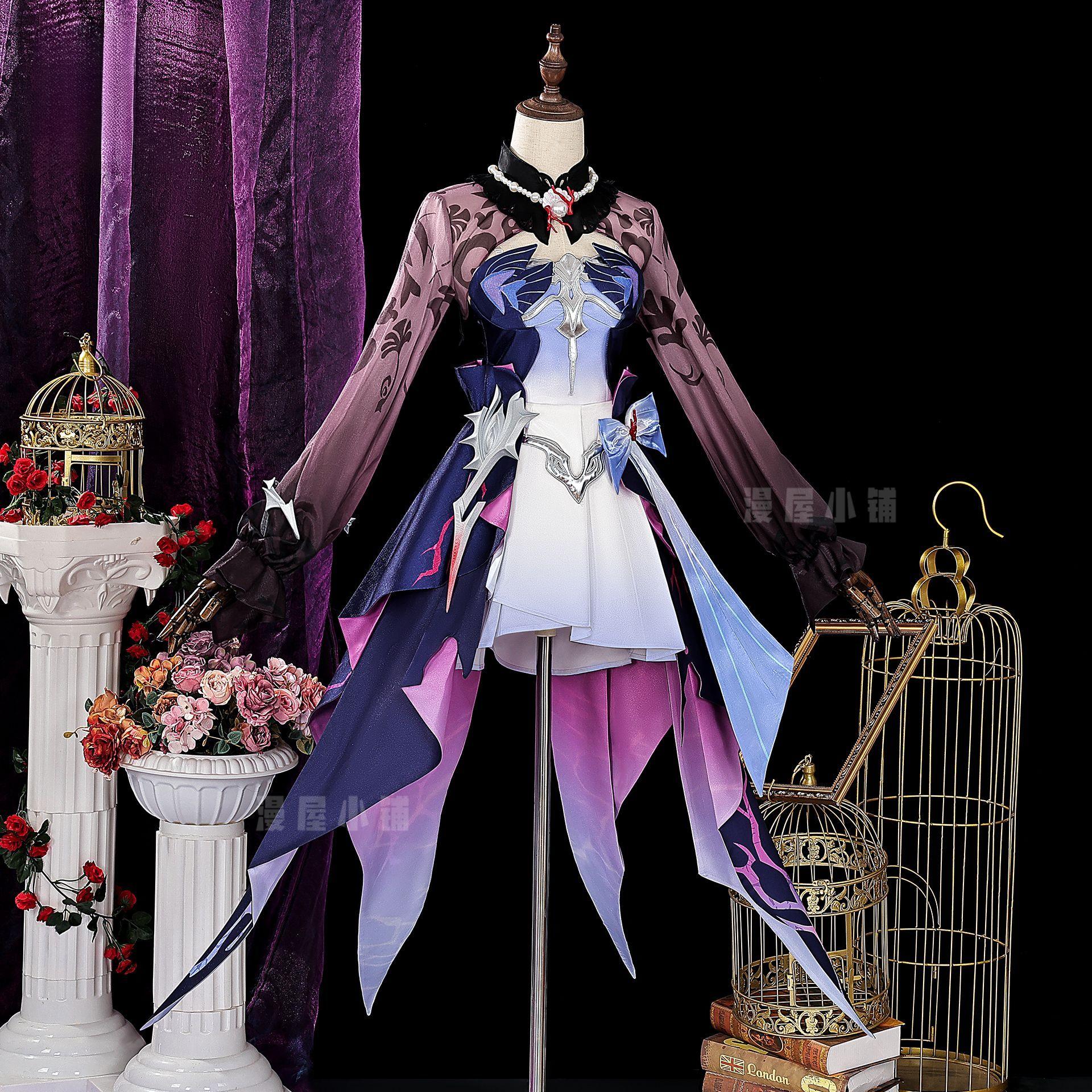 

Хонкай:Star Rail Электра Косплей Костюм Униформа Хэллоуин Карнавальная Вечеринка Рождество Ролевая Игра Одежда Одежда для Женщин XL