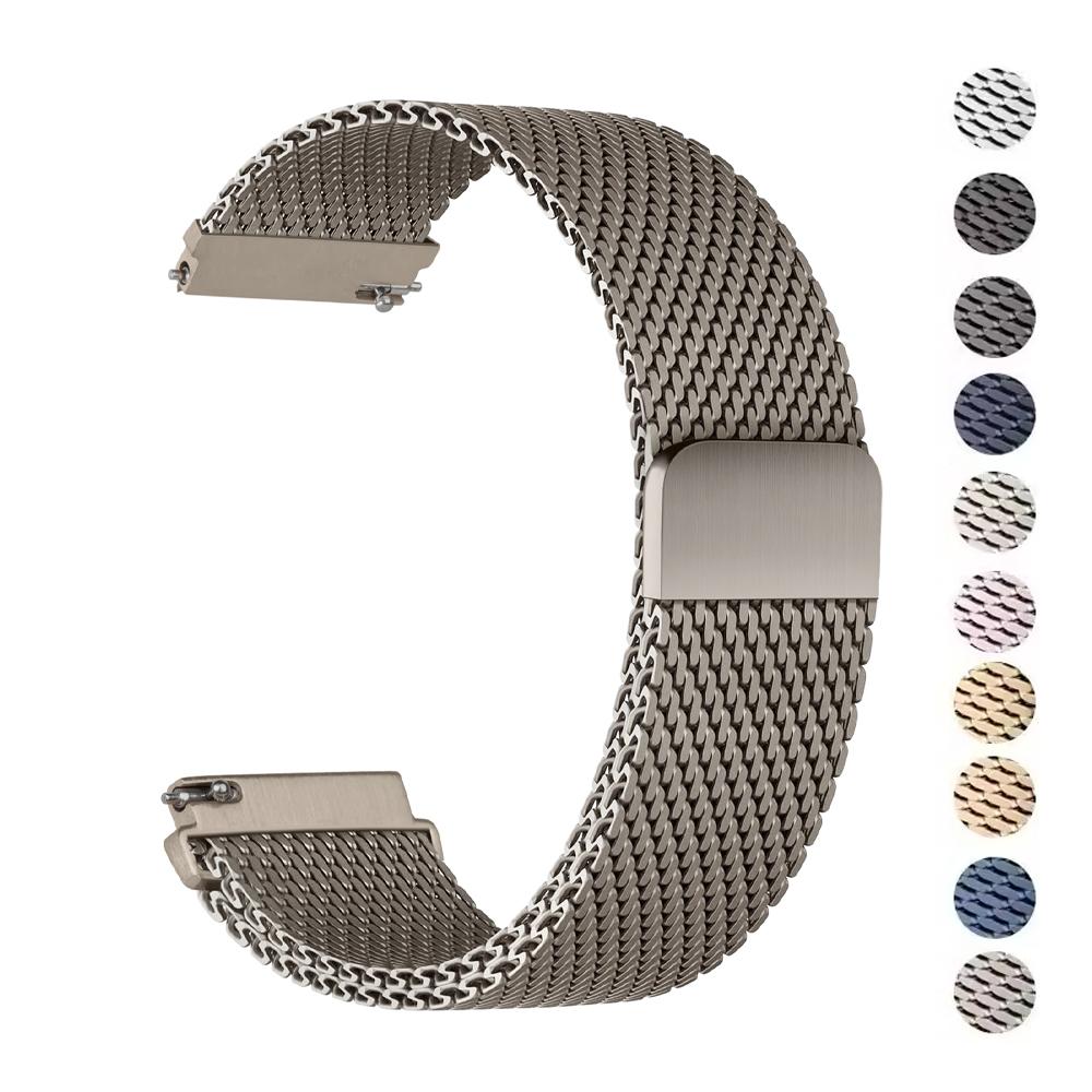 20mm 22mm Watch Straps for Amazfit GTR 4/3/2/Pro/GTS 2/3/4/mini/Stratos Metal Magnetic Bracelet Correa Amazfit Balance/bip Band