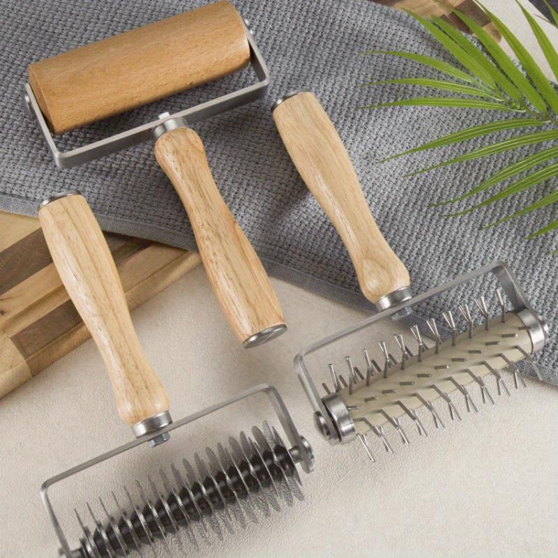 Kreativní nástroje na pečení Jehla na pizzu Váleček Punč Dezertní protahovací nůž Válečkový nůž Hůl z dubové mouky Váleček