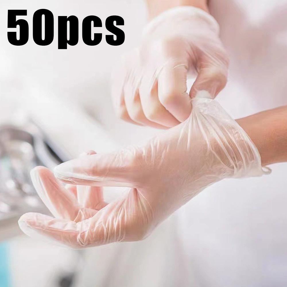 

Disposable Pvc Gloves Transparent Powder Free Home Protective Food Grade Kitchen Catering Baking Household Dental Beauty
