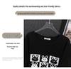 Women's Plus Size Loose Slimming Mid-Length Round Neck T-Shirt, Short-Sleeved, Fits Up to 350 Jin