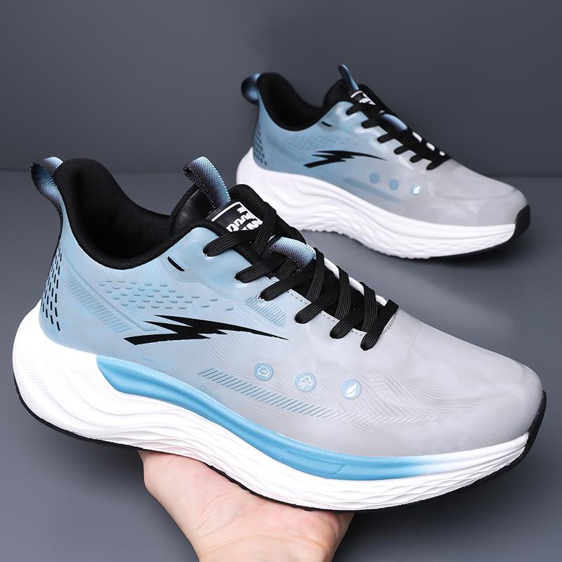 Men's Casual Comfortable Running Sports Shoes Anti Slip Abrasion Resistant Soft Sole Protect Shoes Lightweight Shoes Breathable