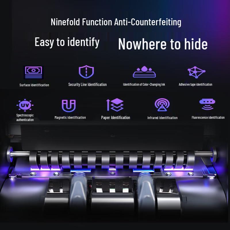 Weirong I7 Smart Banknote Counter CN Plug (adapter Included)