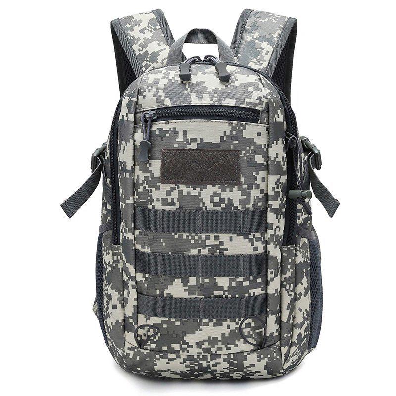 Men's Large Capacity Camouflage Tactical Backpack for Hiking, Cycling, and Mountaineering