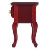 1:12 Dollhouse Miniature Desk, Mini Wooden Dollhouse Table Furnishings Accessories, 9.5 X 6.3 X 4cm/3.7 X 2.5 X 1.6in