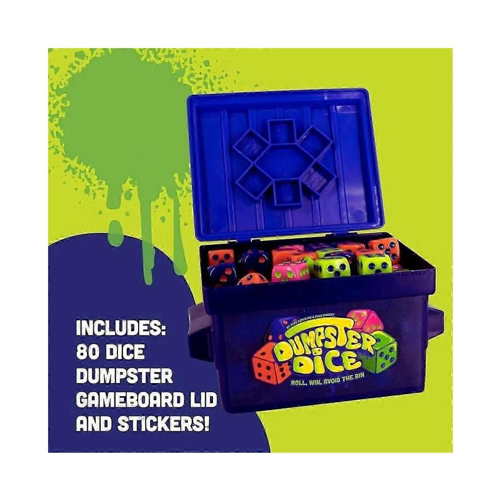 Dumpster Dice Game Family Board Game for 4 Players Fun