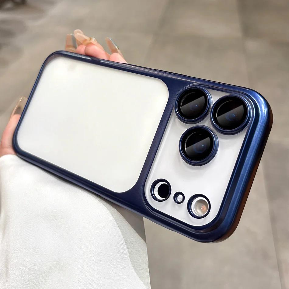 New Plating Frosted Translucent Thin Phone Case For For Iphone 17 Air 16 1 14 Pro Max Series Official Cosmic Orange Bumper Cover