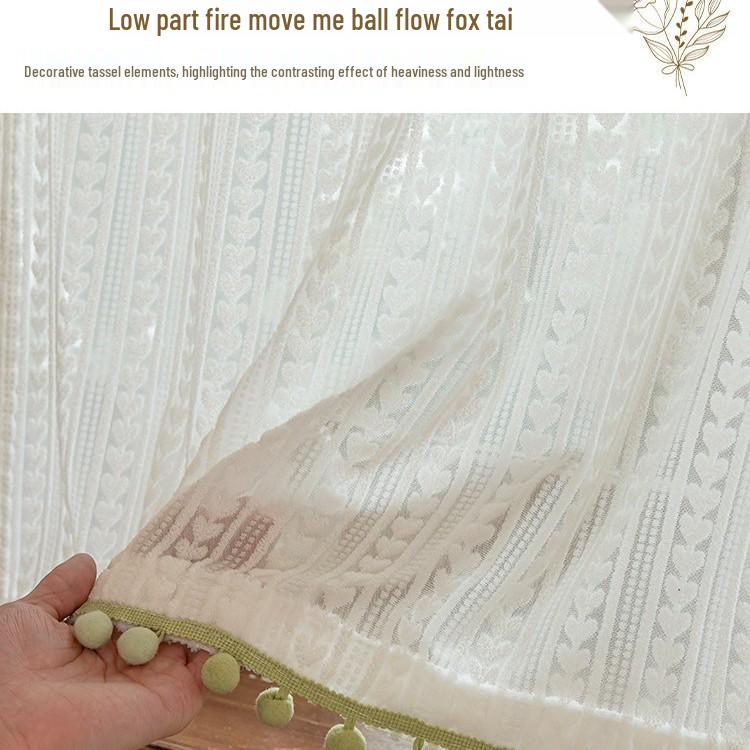 Horizontal Wardrobe Curtain with Rail - Sheer Dust Cover & Decorative Pull, No-Drill Installation.