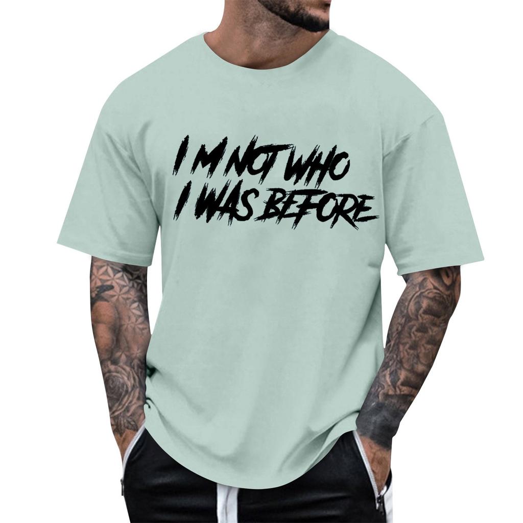 Unisex Loose Drop Sleeve Tops Unisex Casual Fashion Short Sleeve Tops