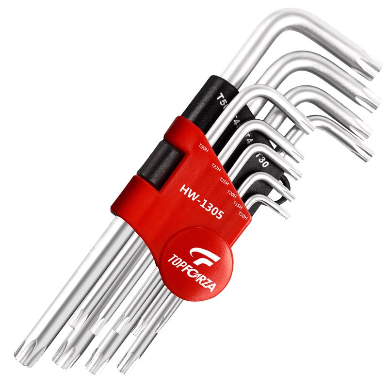TOPFORZA HW-1305 Extended Torx Hex Key Wrench Set