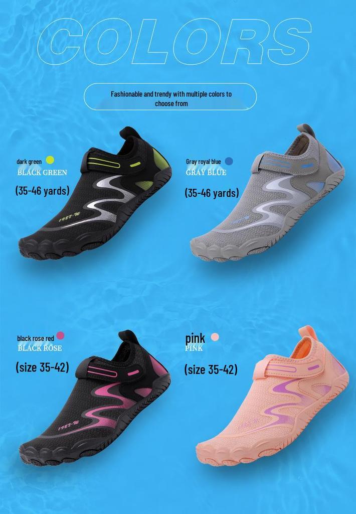 Unisex Five-Finger Quick-Dry Water Shoes for Outdoor Activities