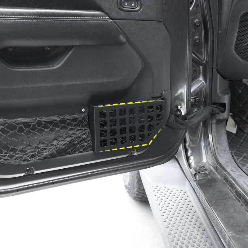 Vordertür-Taschen-Aufbewahrungsbox Für Jeep Wrangler JL Für JT Gladiator 2018-2023 Organizer Behälter Stauraum Aufräum-Zubehör