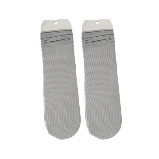 

Летние ультратонкие носки для женщин Ice Silk, дышащие спортивные носки для повседневного ношения выше щиколотки серый