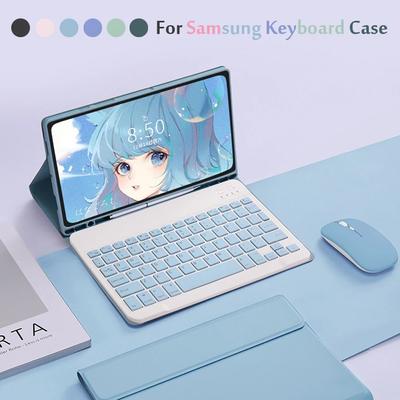 Voor Samsung Galaxy Tab Toetsenbord Case voor S6 Lite 10.4 "S7 11" S8 11 "S7 Plus S7 FE S8 Plus 12.4" A8 10.5 "A7 10.4" Tablet Cover